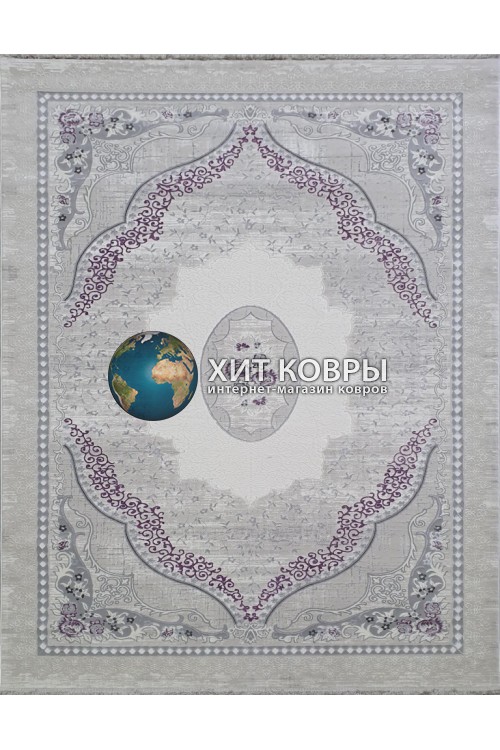 Турецкий ковер Amatis 36548 Серый-фиолетовый